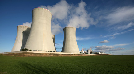 Nuclear power plant Dukovany, Czech republic.