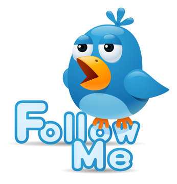 Twitter bird - Follow Me