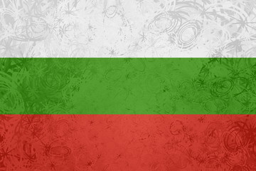 Bulgaria flag grunge texture