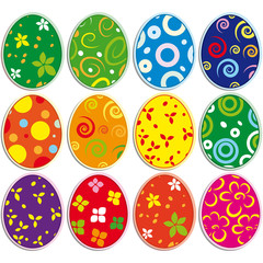 Set of Easter Eggs