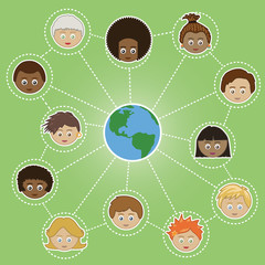 networking kids around the world