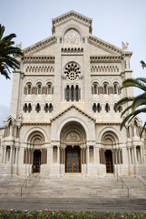 Fototapeta na wymiar Katedra de Monaco, Monte Carlo