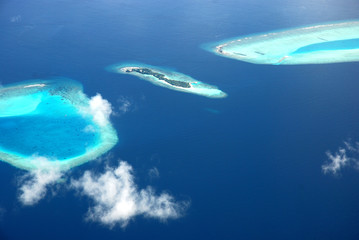 Atoll's aerial view