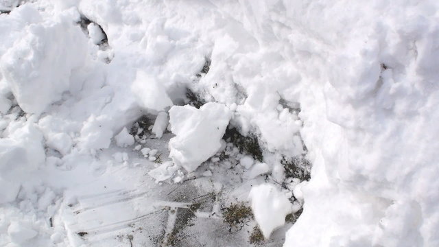 winterdienst beim schnee r&auml;umen