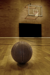 Basketball and Basketball Court