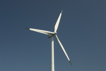 Fototapeta premium broken wind turbine in Canada
