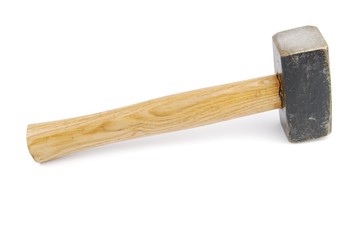 Hammer on white