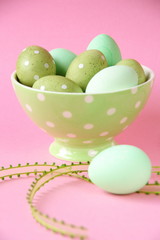 Eastereggs in pastel