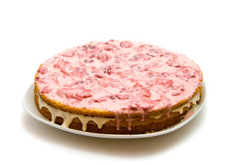 Homemade Strawberry Cake