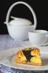 poppy seed quark cake