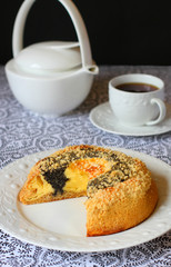 poppy seed quark cake
