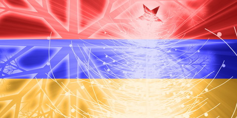 Armenia flag christmas holidays