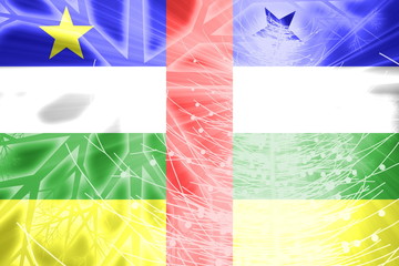 Flag of Central African Republic christmas holidays