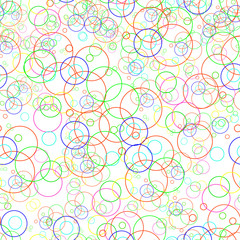 Retro vivid seamless circle background