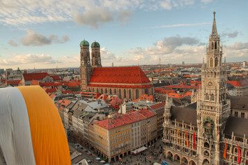 Obraz premium Übersichtsaufnahme München