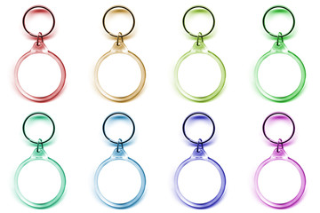 colored keychain