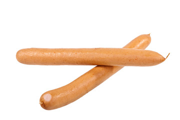 freigestellte Wiener Würstchen