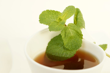 Tea with mint