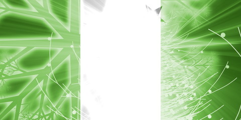 Flag of Nigeria christmas holidays