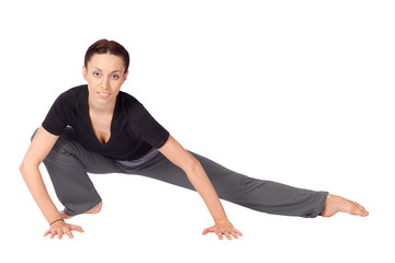 Obraz premium Woman doing Stretching Exercise
