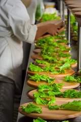 Preparing catering food