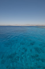 Lagon bleu en mer Rouge, Sinai, Egypte
