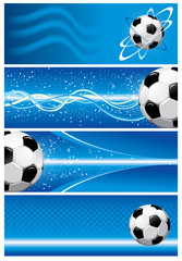 Set soccer background