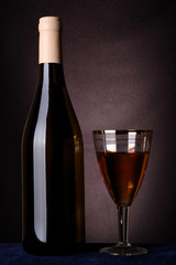 bottle of white wine