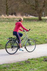 Cycling in a Park