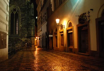 Rolgordijnen night in Prague © tiantan