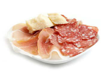 misto prsciutto salame e grana