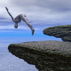 Sprung ins Wasser © martina-