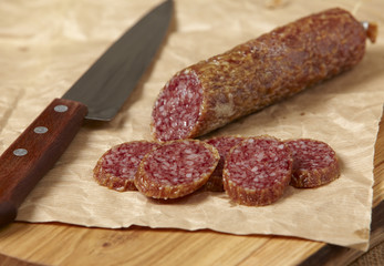 sliced salami