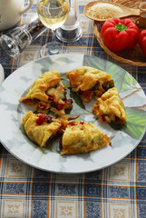Torta salata ai peperoni - Contorni