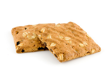 Two multigrain biscuits