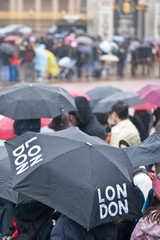 Regenschirme  in London