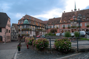 Fototapeta na wymiar Alsace square