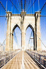 Fototapeta premium Brooklyn Bridge, Manhattan, Nowy Jork, USA