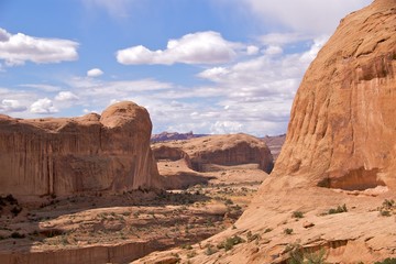 Fototapeta na wymiar Moab landscape, Corona Arch Trail