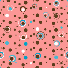 Background with round. Vector Illustration