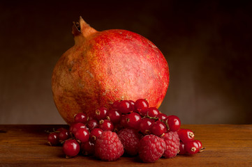 frutti di bosco melograno