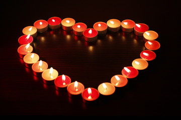 a heart of candles_4