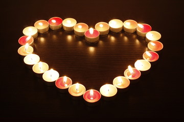 a heart of candles_3