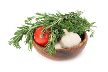 Vegetables with herbs