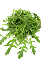 Fresh rucola leaves