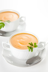 tasty Carrots puree with parsley