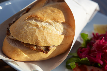 Turkish Fish Baguette