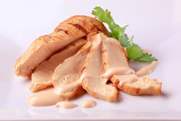 Grilled turkey breast