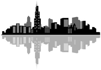 Fototapeta premium City skyline