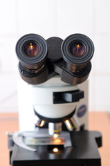 close-up medicine microscope